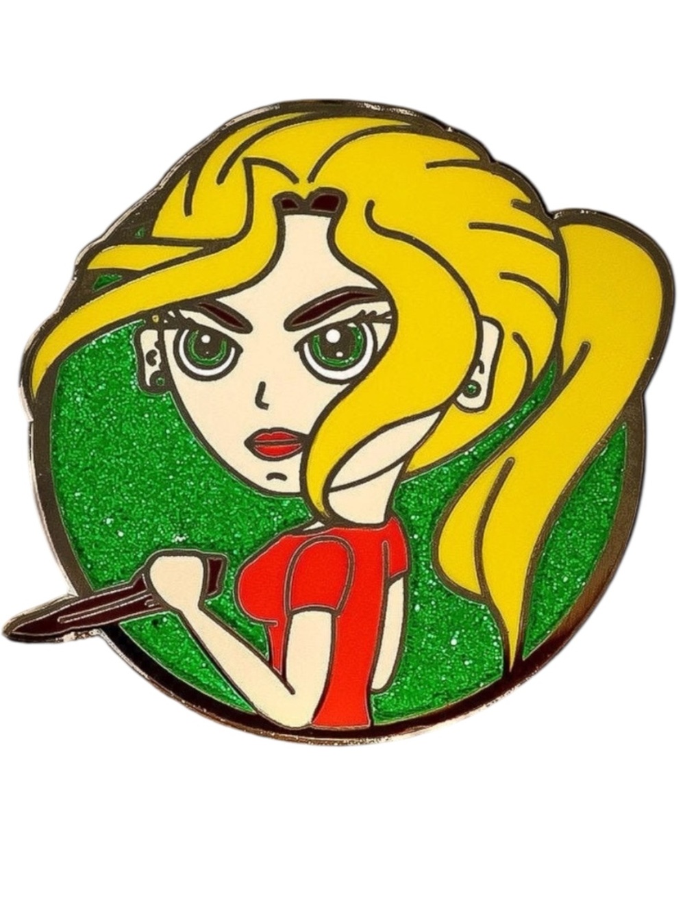 Geeqbox Buffy Vampire Slayer Green Glitter Stake